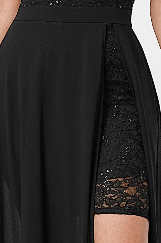 Off Shoulder Lace Evening Dress – High Slit Maxi Party Dress for Women 5242ddbe-69dc-460a-aebe-016d665a41ca