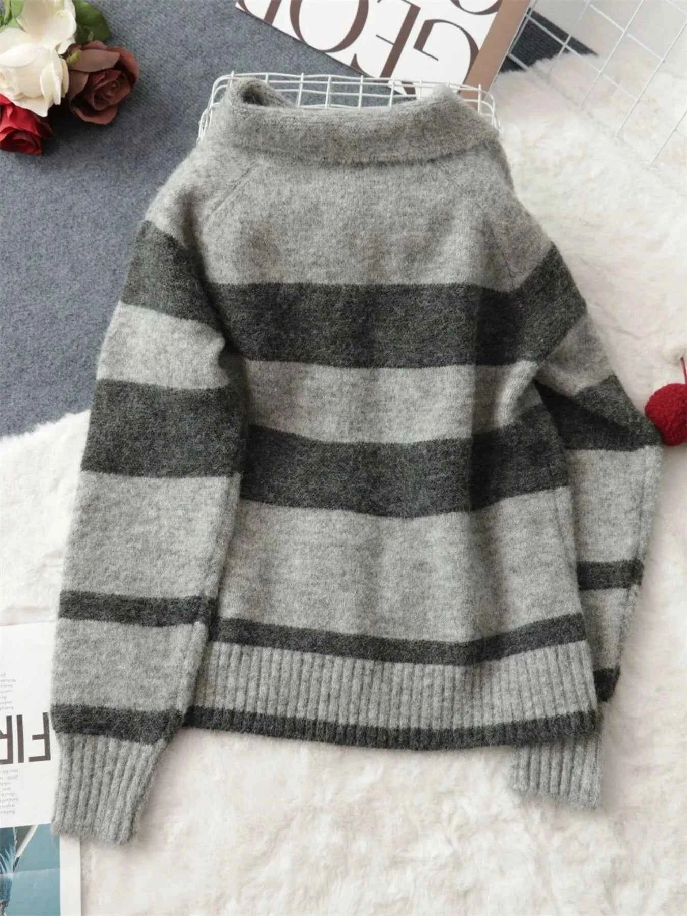 Striped Button-Up Cozy Cardigan 5254632bc2104f9e9b66e96002b60429-Max-Origin