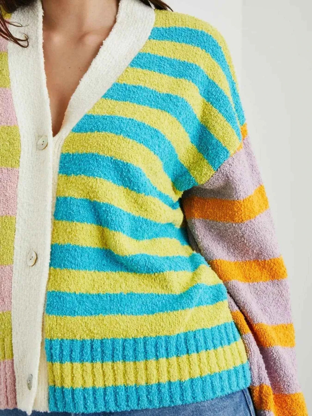 Striped Knit Button-Down Cardigan 52562356-6446-43dd-ae81-53df09a3a444-Max-Origin