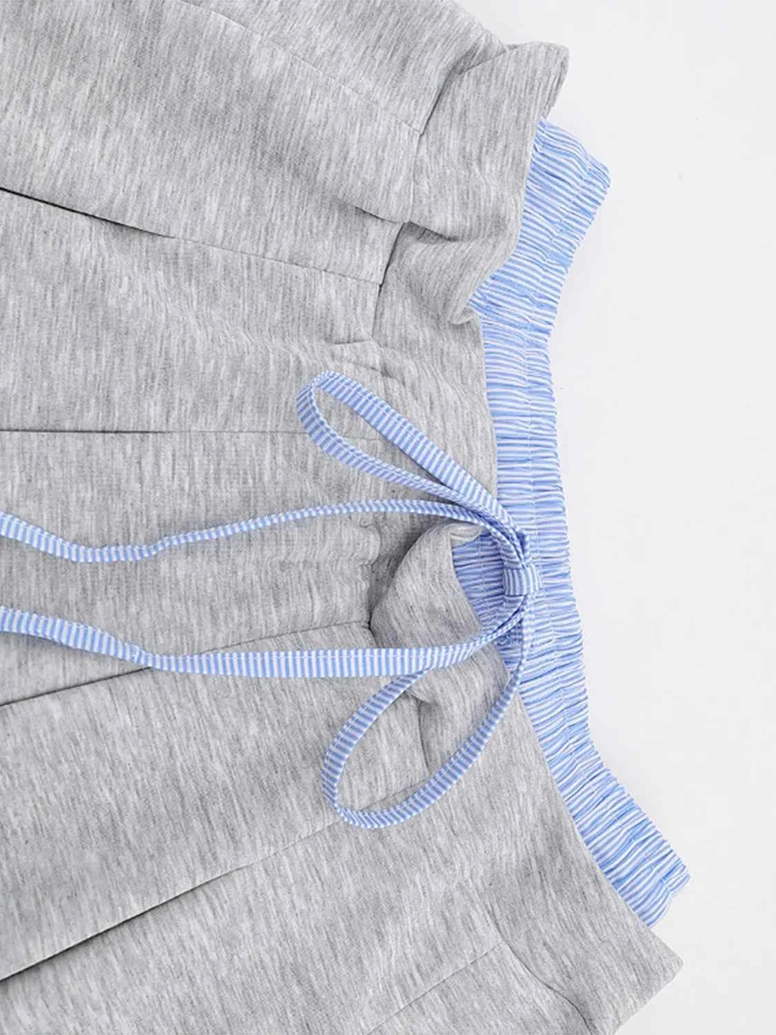 Drawstring Pleated Mini Skirt 525e88da-a401-489f-85d4-83fa3e74b6c5-Max-Origin
