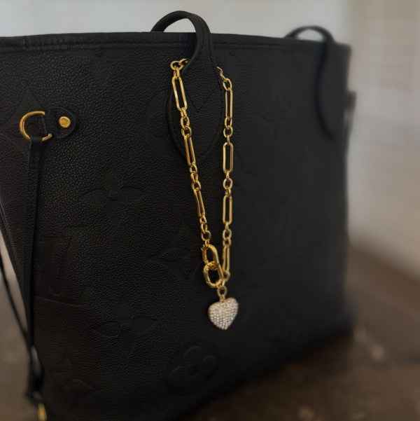 Sparkly Big Heart Bag Charm 5269a7e5-e293-49dd-8e32-f4b44a15adb2
