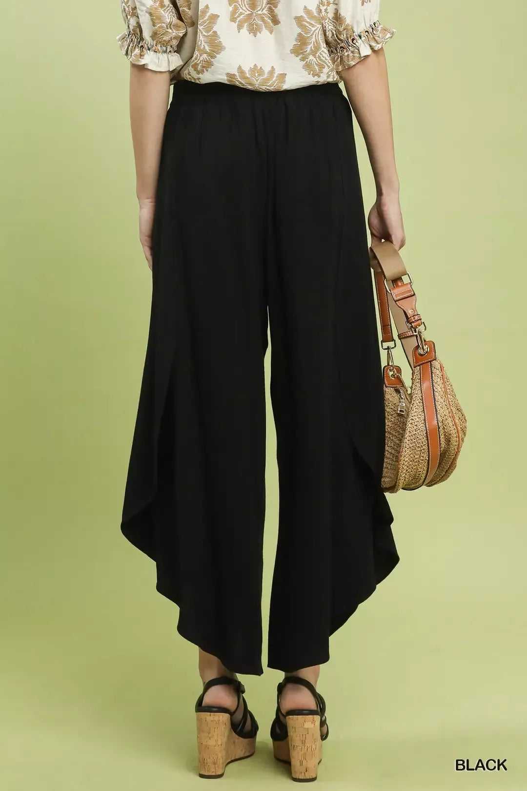 Umgee Flowy Asymmetrical Hem Wide Leg Pants 527e2adc-86e9-436d-a1fa-b081d7d74421-Max-Origin