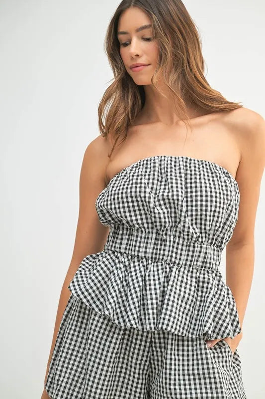 Gingham Tube Top and Shorts Set 52e6b79ea8b94f709153931c0dbcbacf-Max-Origin