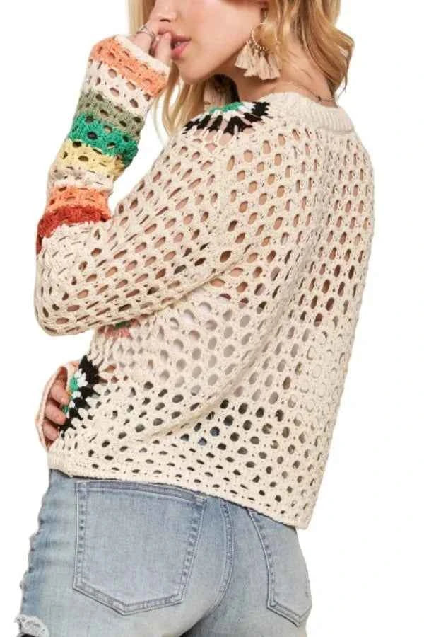 ADORA Lightweight Multi Color Crochet Top 52eadff126214c54ab7cba6931482bb4-Max-Origin