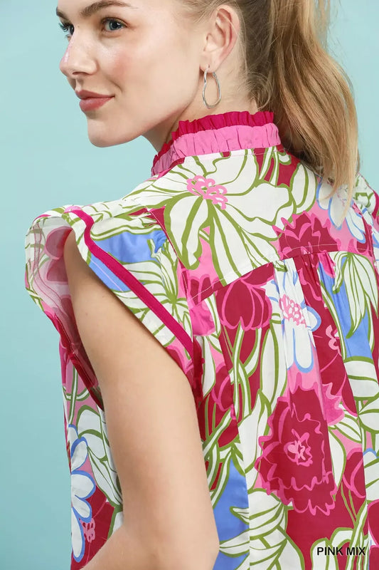 Bold Floral Flutter Sleeve Top 52f9e2d5-9f74-4ec0-a4fd-2113fe99fd0f-Max-Origin