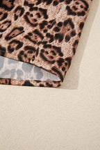 Leopard Bow-Tie Puff Sleeve Blouse 5319f870-0671-4b5f-b4d5-2f92a41e9f19