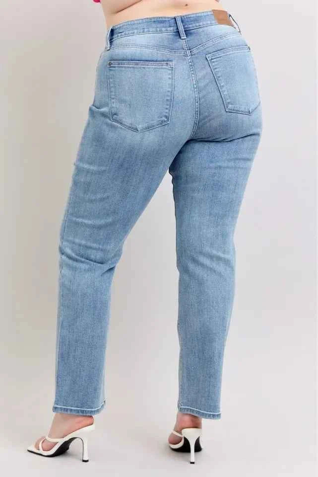 Judy Blue Plus Size High Waist Dad Jeans 533904da-0d38-46a0-be8d-0e4277659211-Max