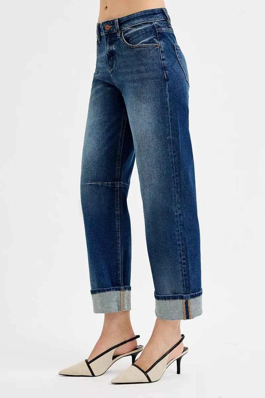 Slouchy Crop Barrel Cuffed Jeans 5346495a-c890-411f-b69f-6e6cef3e64f6-Max-Origin