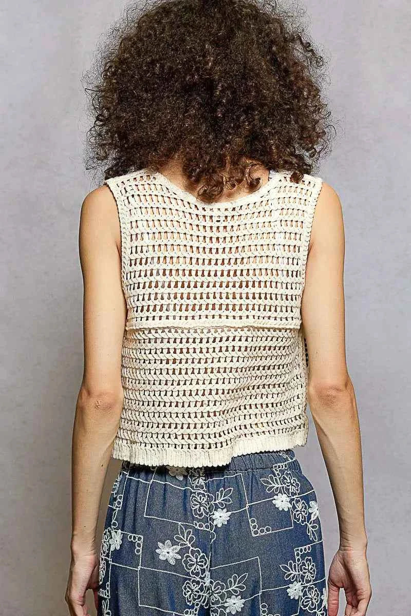 POL Embroidered Floral Cropped Crochet Vest 535d18c0-61ac-4afd-b76c-df1e6d1c37db-Max-Origin