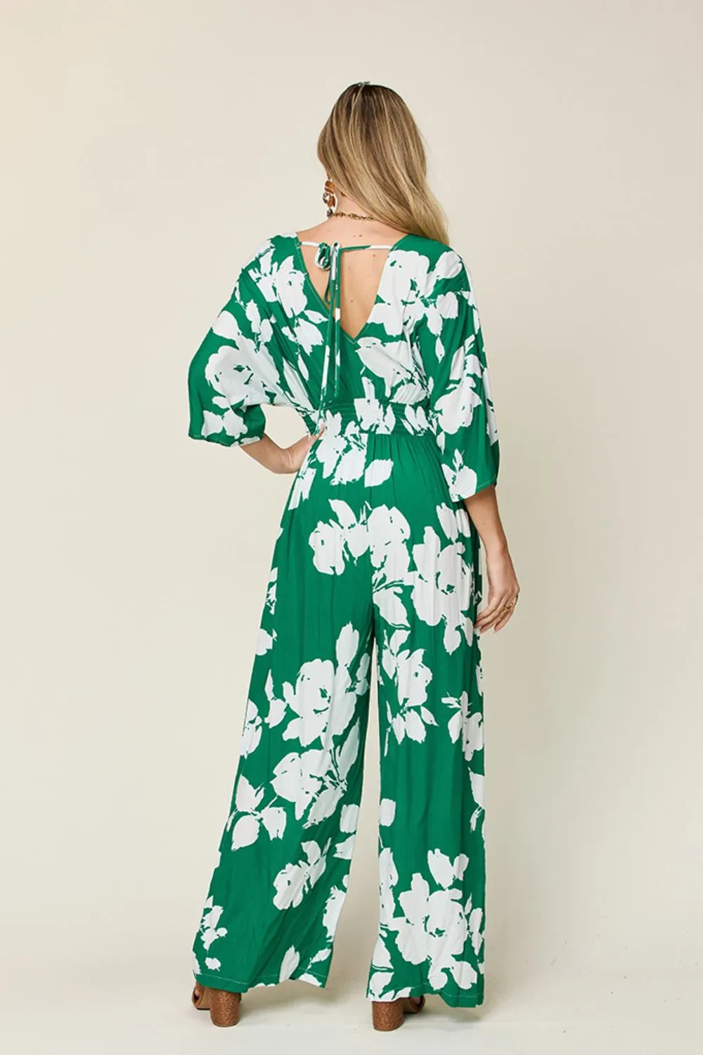 Double Take Full Size Printed Tie Back Wide Leg Jumpsuit 537ce4c8-a660-4b23-bdce-ae4d98ee3fb3-Max