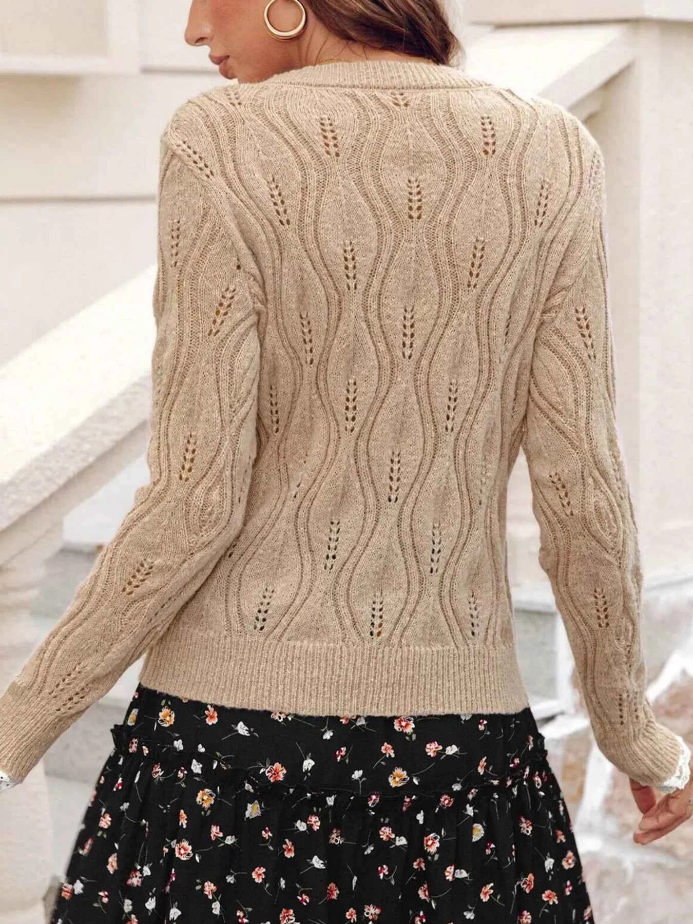 Pearl-Embellished V-Neck Pullover Sweater 539f51c9-2857-46de-9e75-c934ed84b533-Max-Origin