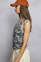 POL Studded Camouflage V-Neck Cropped Tank 53bae5b4-5657-4ee6-9f06-45b30a11bcb1-Max-Origin