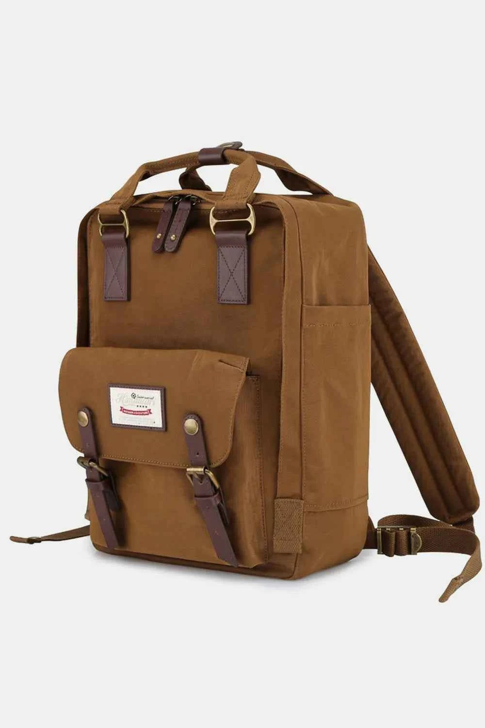 Himawari Contrast Waterproof Nylon Backpack Bag 53d3ec43-1a32-4682-81bc-63c2eff43e9a-Max