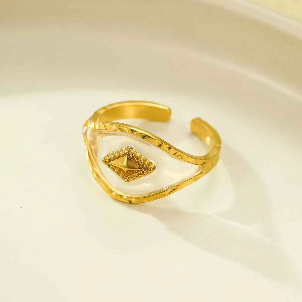 18K Gold-Plated Adjustable Open Ring Style C One Size 5400a99a-c3c4-4216-b7b2-f807b162922d-Max-Origin