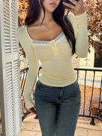 Lace Trim Long Sleeve T-Shirt 543b24d5-e828-4c90-b89c-fd00a46f12a1-Max-Origin