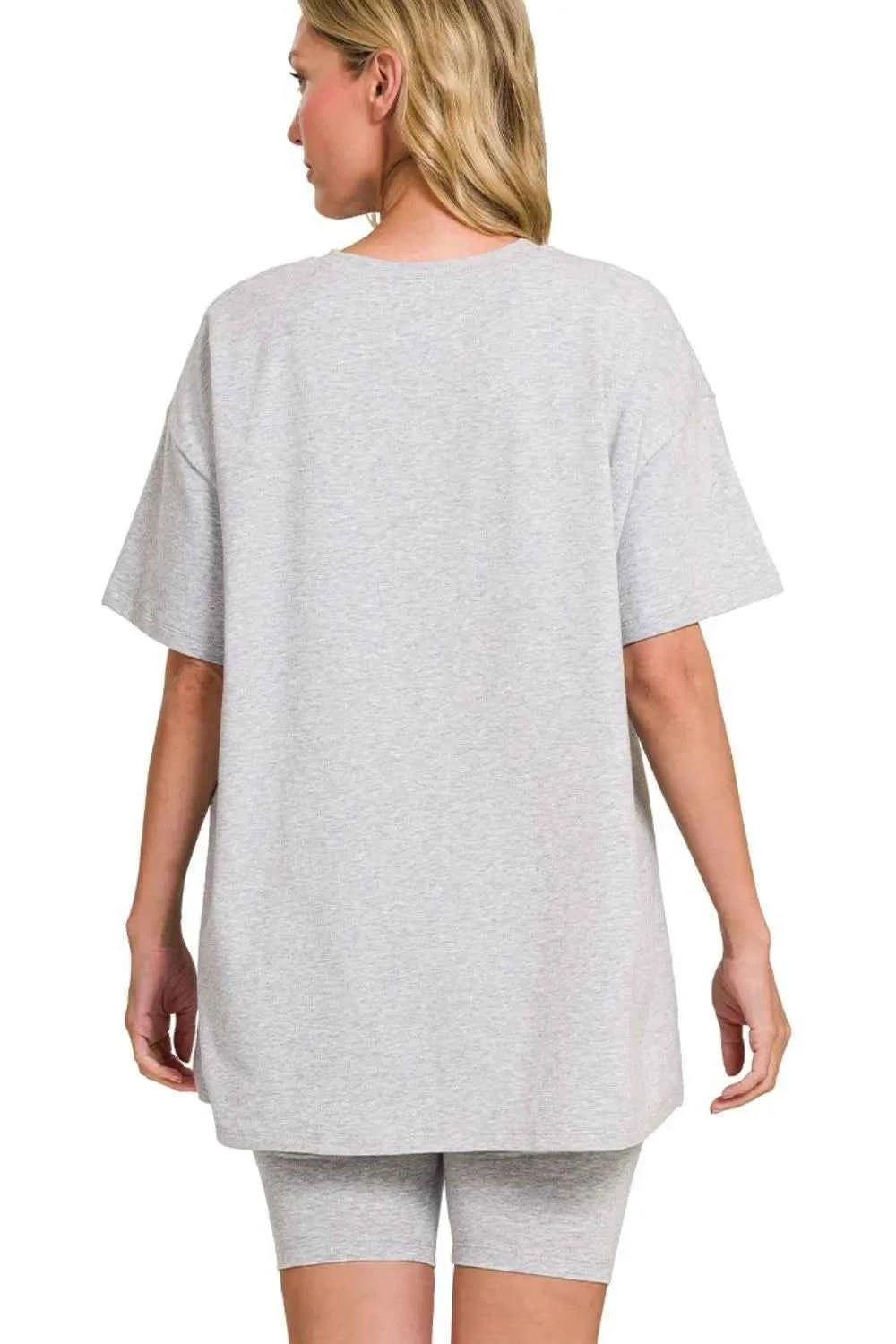 Cotton Round Neck Top & Biker Shorts 5449005f-a8a2-4483-9968-625233733997-Max-Origin