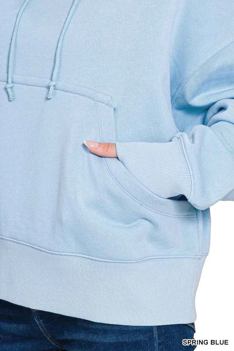 Oversized Fleece Kangaroo Pocket Hoodie 5496f623e3fd4484a41e57dac39451fa-Max-Origin