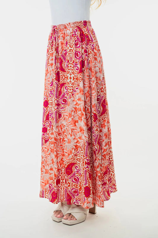 White Birch Full Size High Waisted Floral Woven Skirt 54a0a175-ba7a-460e-9aa5-c2313ac29c89-Max
