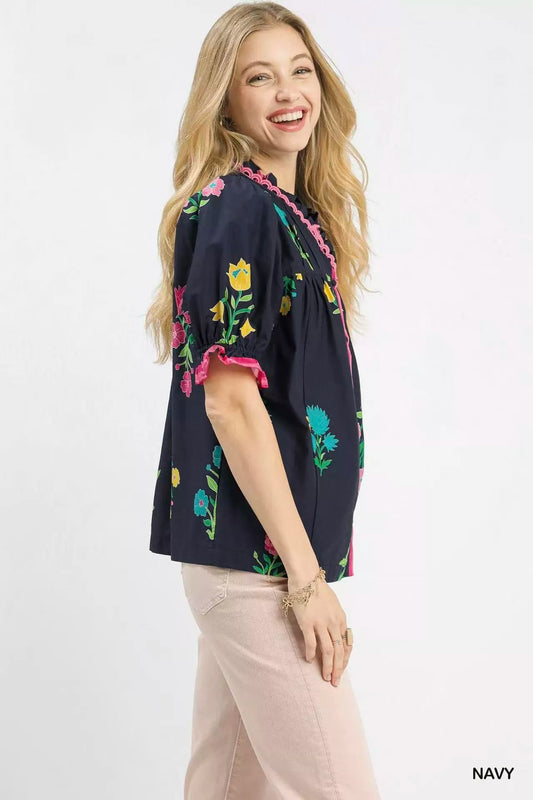 Petal Parade Print Button-Down Blouse 54e90baa-948e-48ac-b970-9fb85b2596ae-Max-Origin