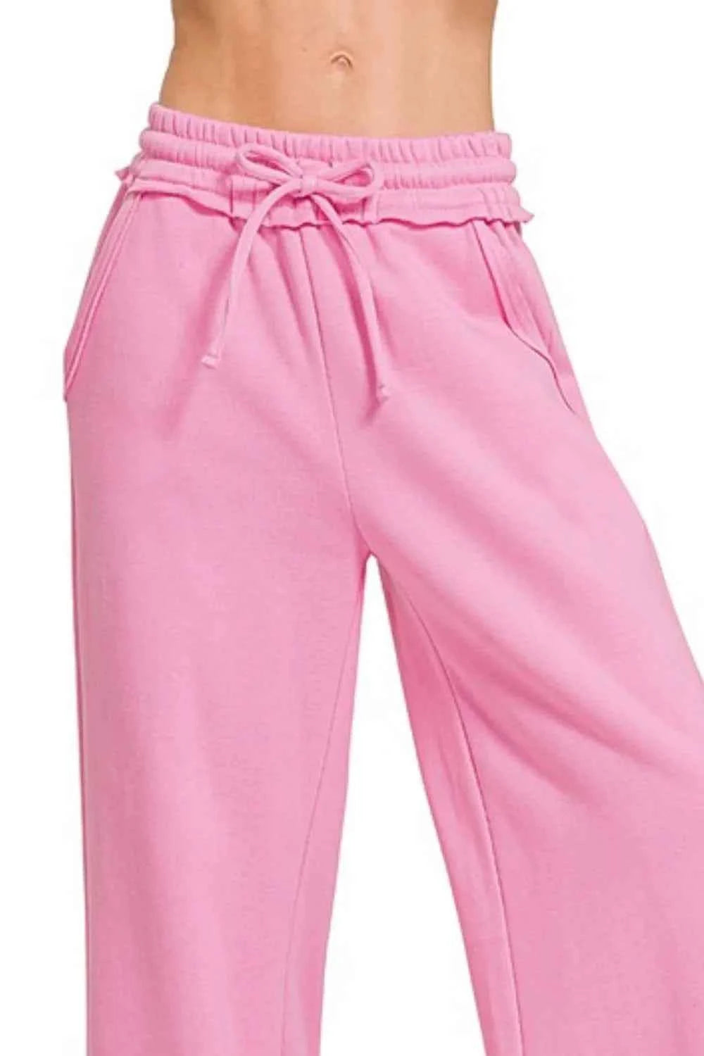 Zenana Fleece Exposed Seam Wide Leg Sweatpants 55113bf8-c168-4d90-b8c1-b4c95bc5ce16-Max-Origin