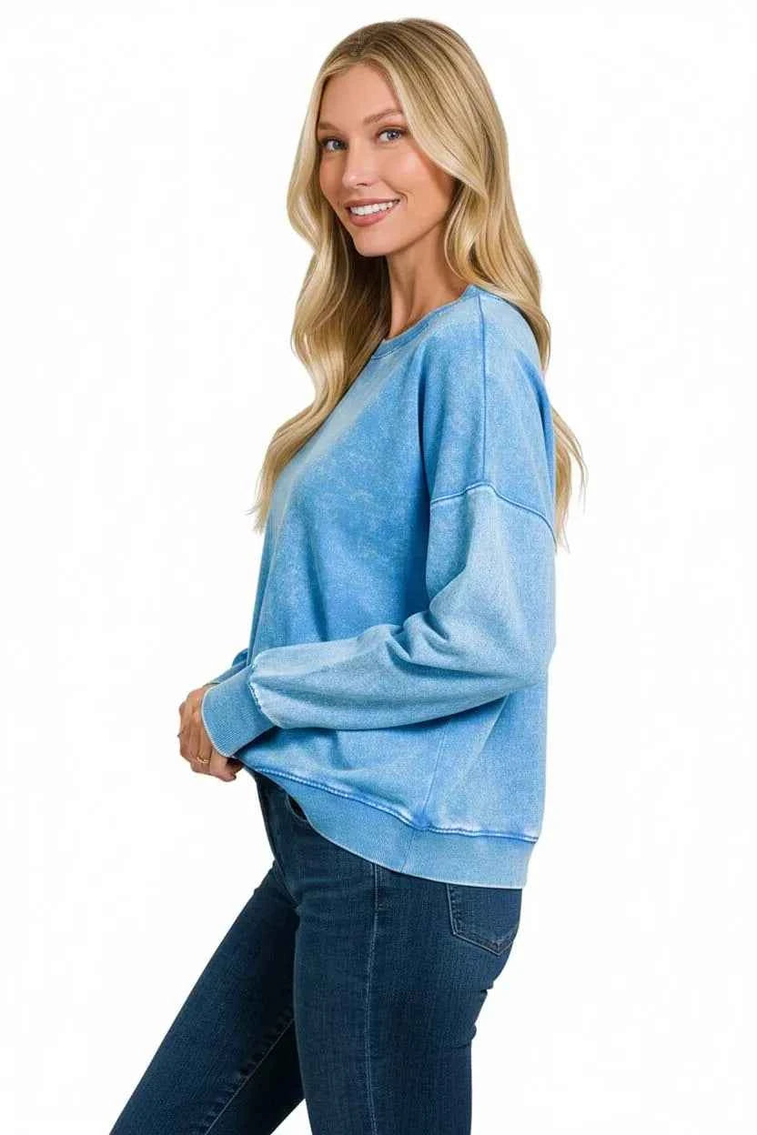 Zenana French Terry Acid Wash Boat Neck Sweatshirt 5517f3cd-e15e-45af-ac58-ce3f9f1c821d-Max-Origin