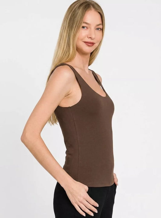 Double Layered Double Scoop Tank Top 5532d751-278b-4df0-ad02-68970148c558-Max-Origin