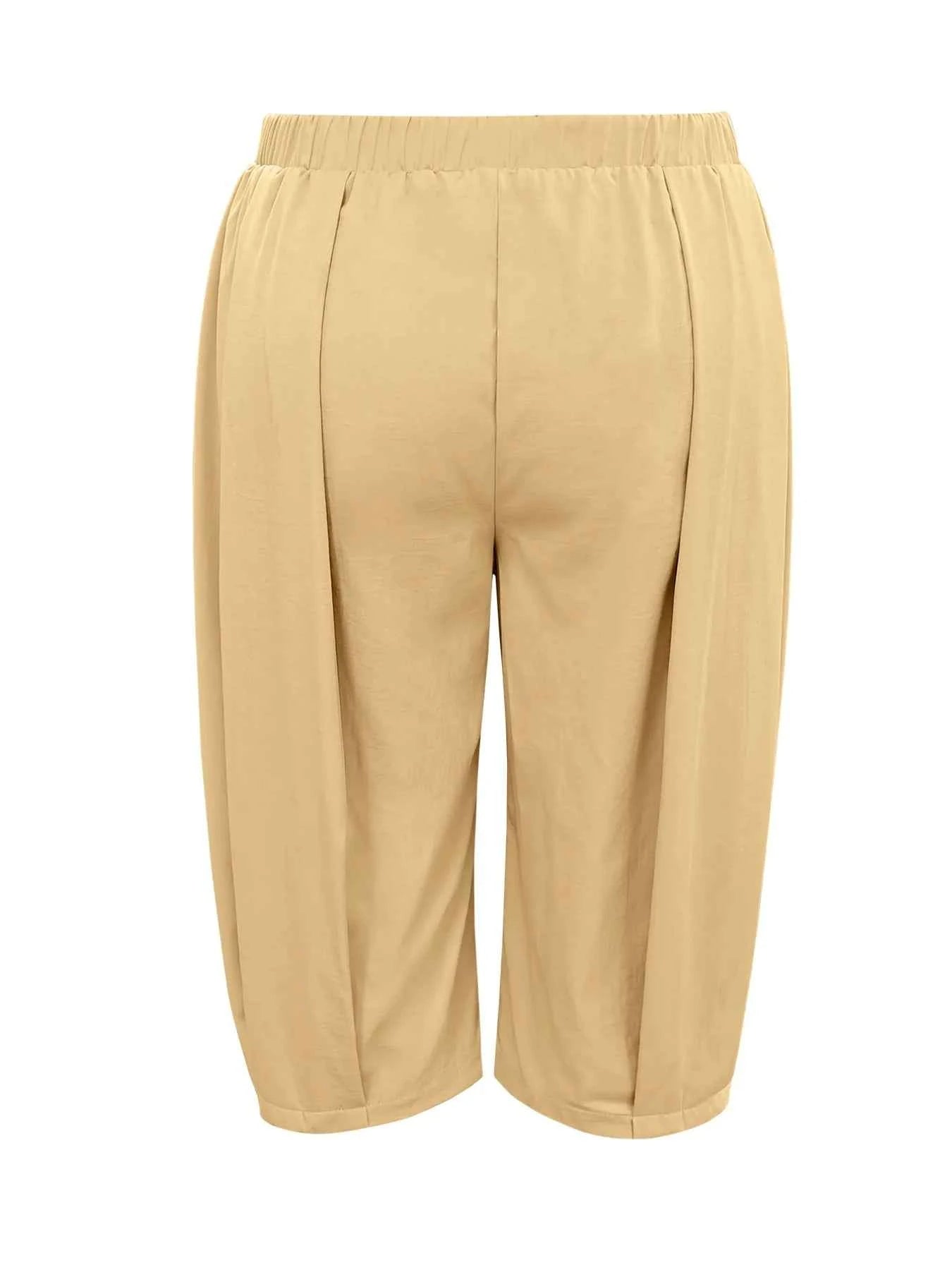 Plus Size Wide Leg Pleated Detail Cropped Pants 554570cd-2346-44e2-92cf-721d457a55c7-Max-Origin