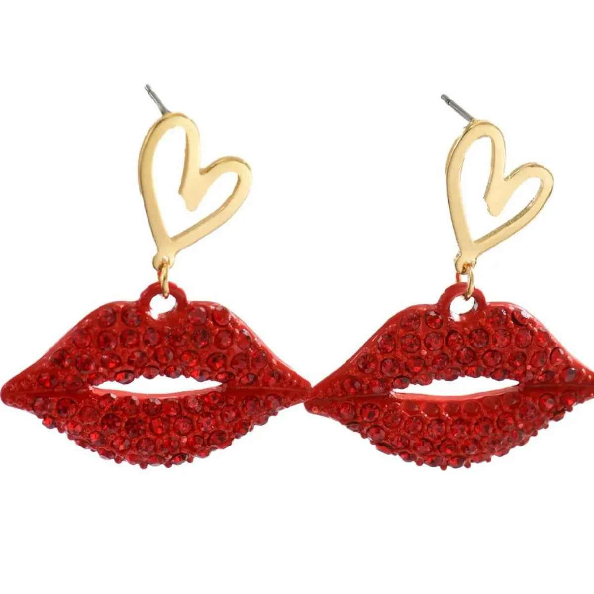 18K Gold-Plated Rhinestone Lips Heart Dangle Earrings 5577c1ba-d7e3-4b2d-9a70-6c497592e4fc-Max-Origin