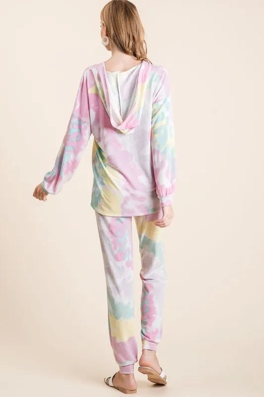 BiBi Tie Dye French Terry Casual Pants 557afadbf63846dabca162b0178c248b-Max-Origin