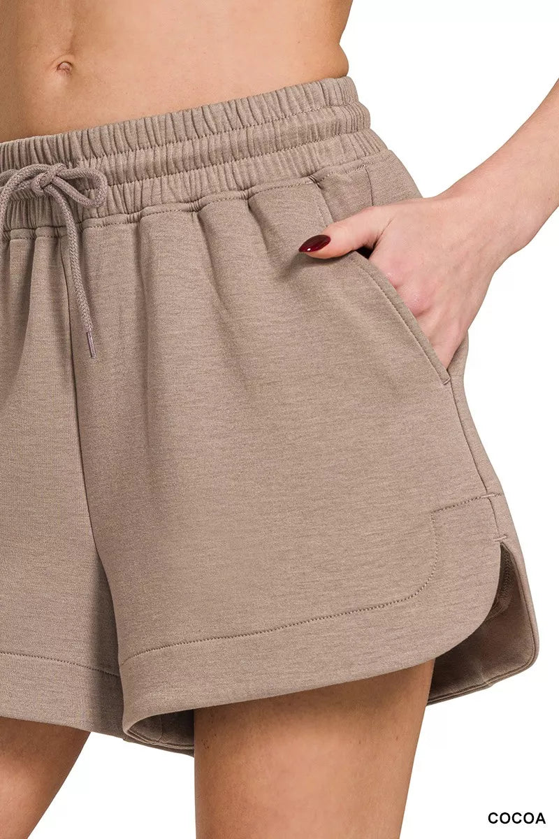 Zenana Scuba Elastic Waistband Shorts With Pocket 557d8ae9dc444ff1b5b9b9b089e79ce6-Max-Origin