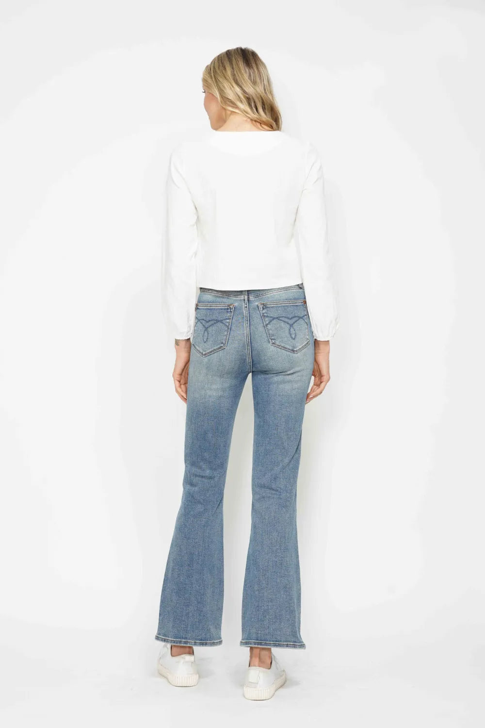 Judy Blue Full Size Tummy Control Back Embroidered Pocketed Bootcut Jeans Plus Size 558ec53f-21d2-4829-ac04-56dbd0f44348-Max