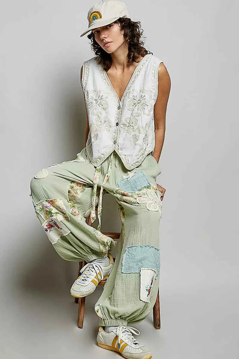 POL Embroidered Floral V-Neck Button Down Crochet Vest 55ad1f10-263a-4b4d-96de-e390590fe945-Max-Origin