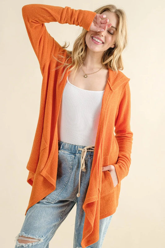 Full Size Thermal Hooded Open Front Cardigan with Pockets 55b78cb4-1fc4-418f-b4b1-671951d286ed-Max