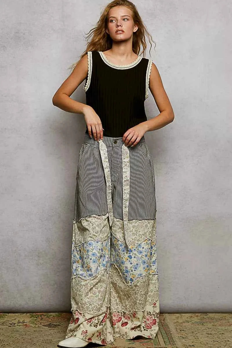 POL Ribbed Round Neck Tank with Lace Trim 55c36571-51ab-4dcb-b999-8cb7432a3e31-Max-Origin
