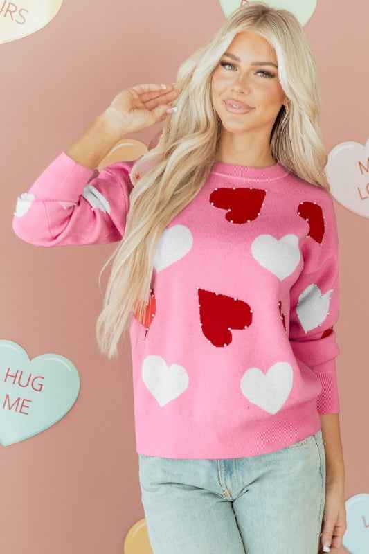 Aliyah Pattern Valentines Day Sweater 5627a3f3-289b-42d5-8c30-948e1e6a997f
