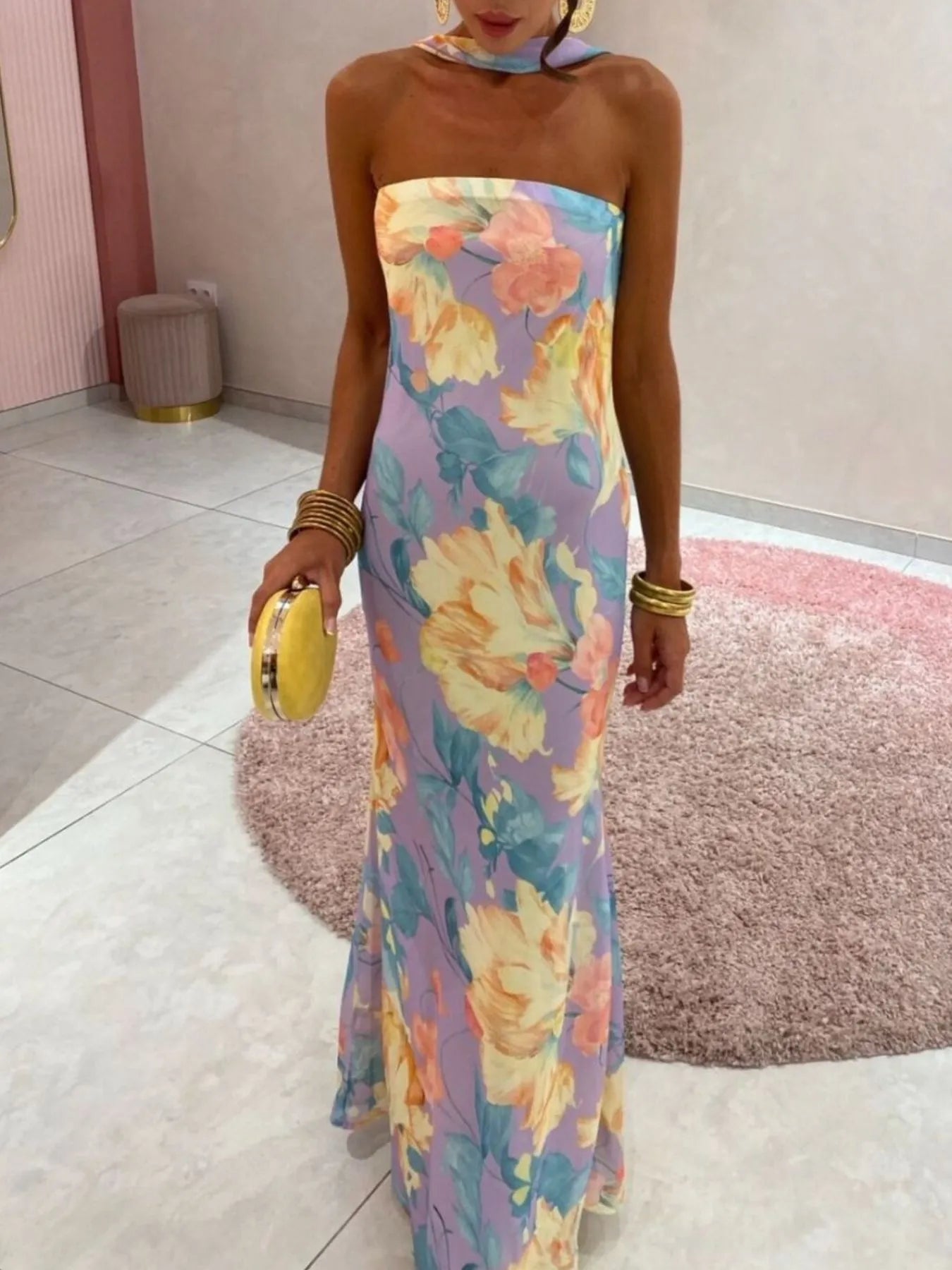 Printed Tube Maxi Dress 5641afc2-b9c5-45da-8278-6fecbec46568-Max-Origin