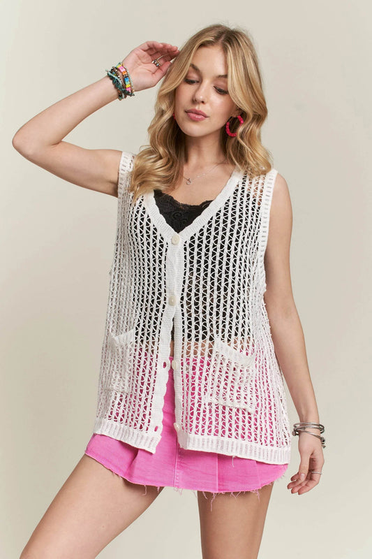 ADORA Button Down Crochet Vest Top WHITE 56a281f2f4bb4875a0cf02dad300fcbd-Max-Origin