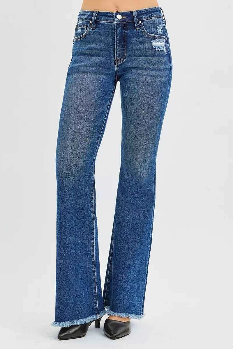 RISEN High Rise Flare Jeans 56bcd180de0c409db802a73dd5f0e04b-Max-Origin