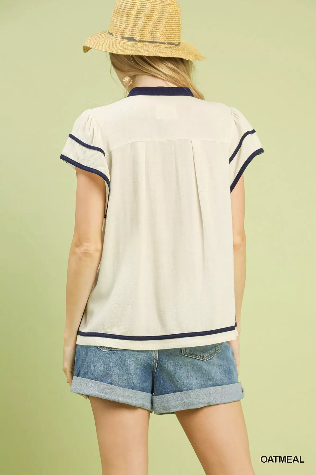 Umgee Linen Ruffle Sleeve Top 56db5b51-b1b7-4622-99f2-e1aae622a2ea-Max-Origin