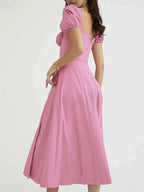 Full Size Slit Short Sleeve Midi Dress Plus Size 56f0a120b5d1493d87c173156a125da2-Max-Origin