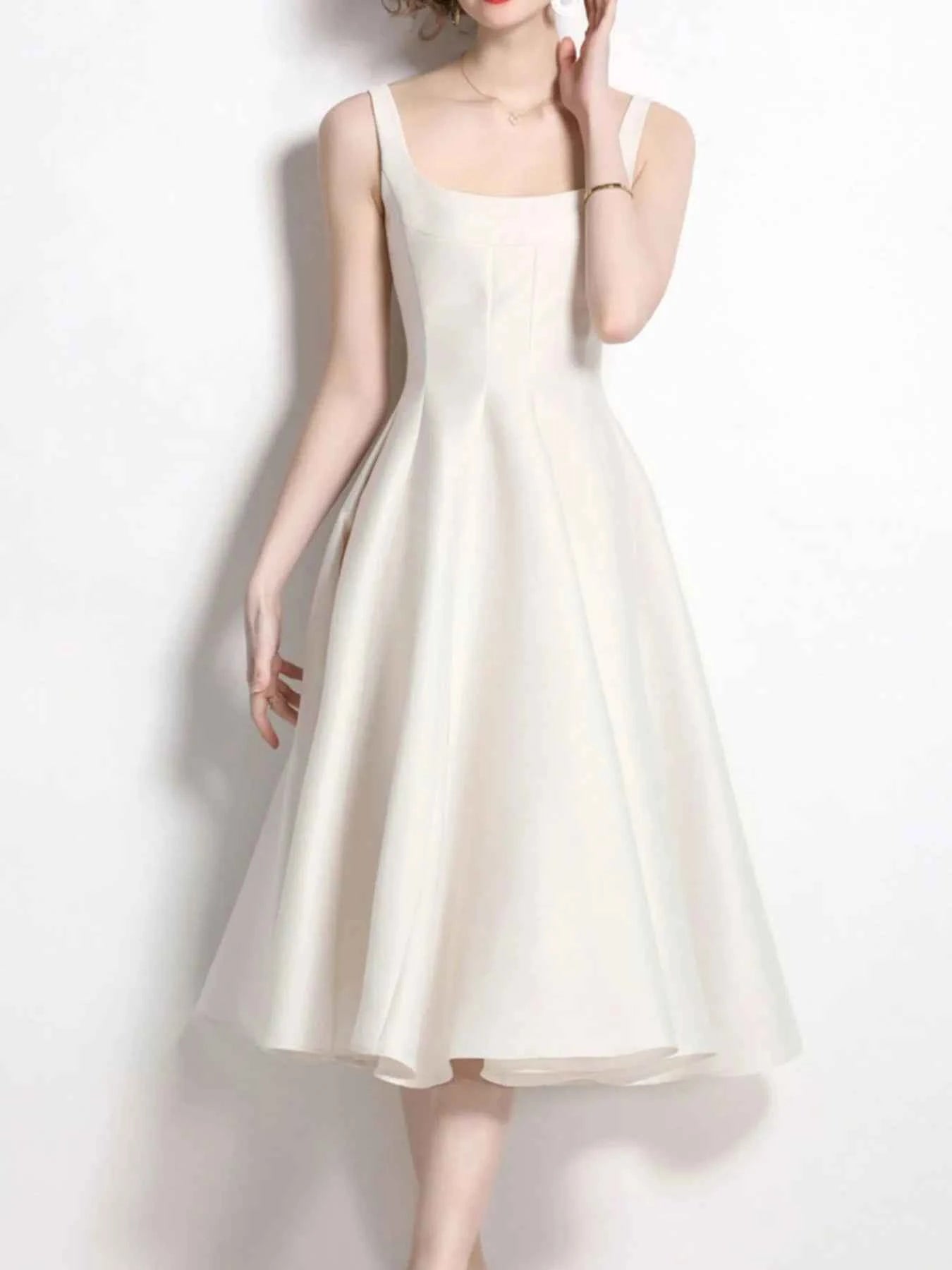 A-Line Silhouette Midi Sleeveless Dress 571d26bf-0297-4a16-8d95-bc66ece978c5-Max-Origin