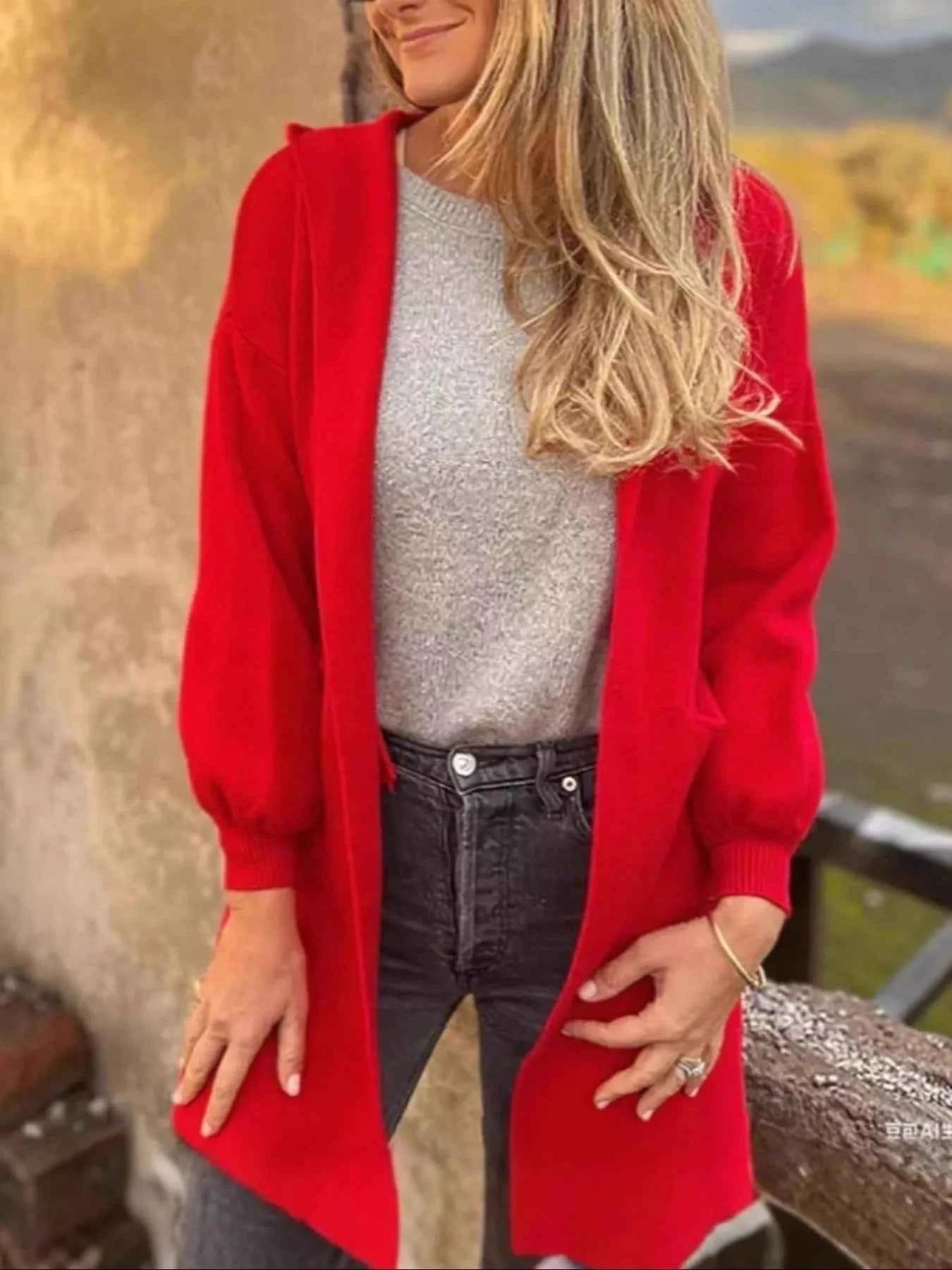 Full Size Open Front Hooded Cardigan Plus Size 572a94ec-ab7a-4a6e-af1e-3ccdca132e55-Max-Origin