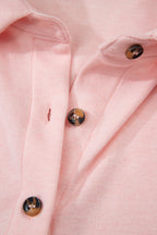 Black Shirred Hem Crop Tank Top Loose Shorts Cardigan 3 Piece Pajama Set 575141ce1e65a87e