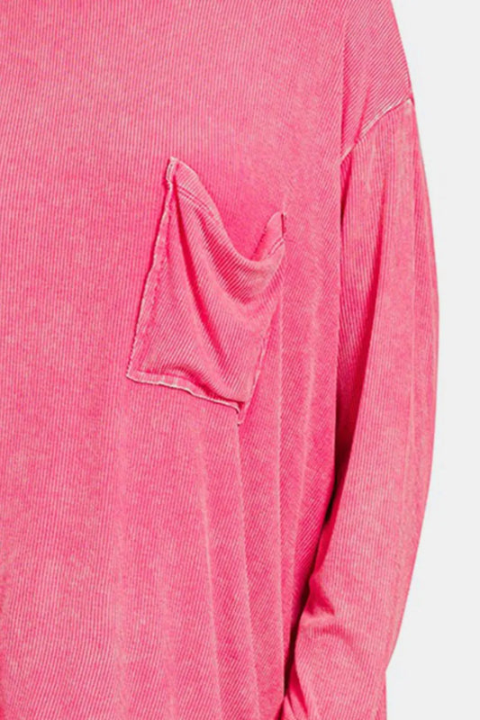 Round Neck Long Sleeve T-Shirt 57654be1-a492-4811-a1cc-c12d7ce28239-Max