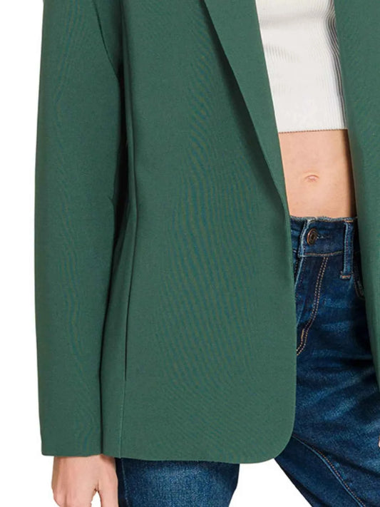 Woven Long Sleeve Blazer With Lining 5769b243-0266-4508-9364-881d7b02bddd-Max-Origin