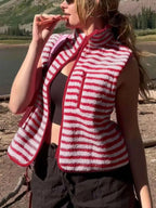Striped Fleece Zip-Up Vest Coat 57a17a3f-76cb-41bc-ba26-3088d6da09c5-Max-Origin