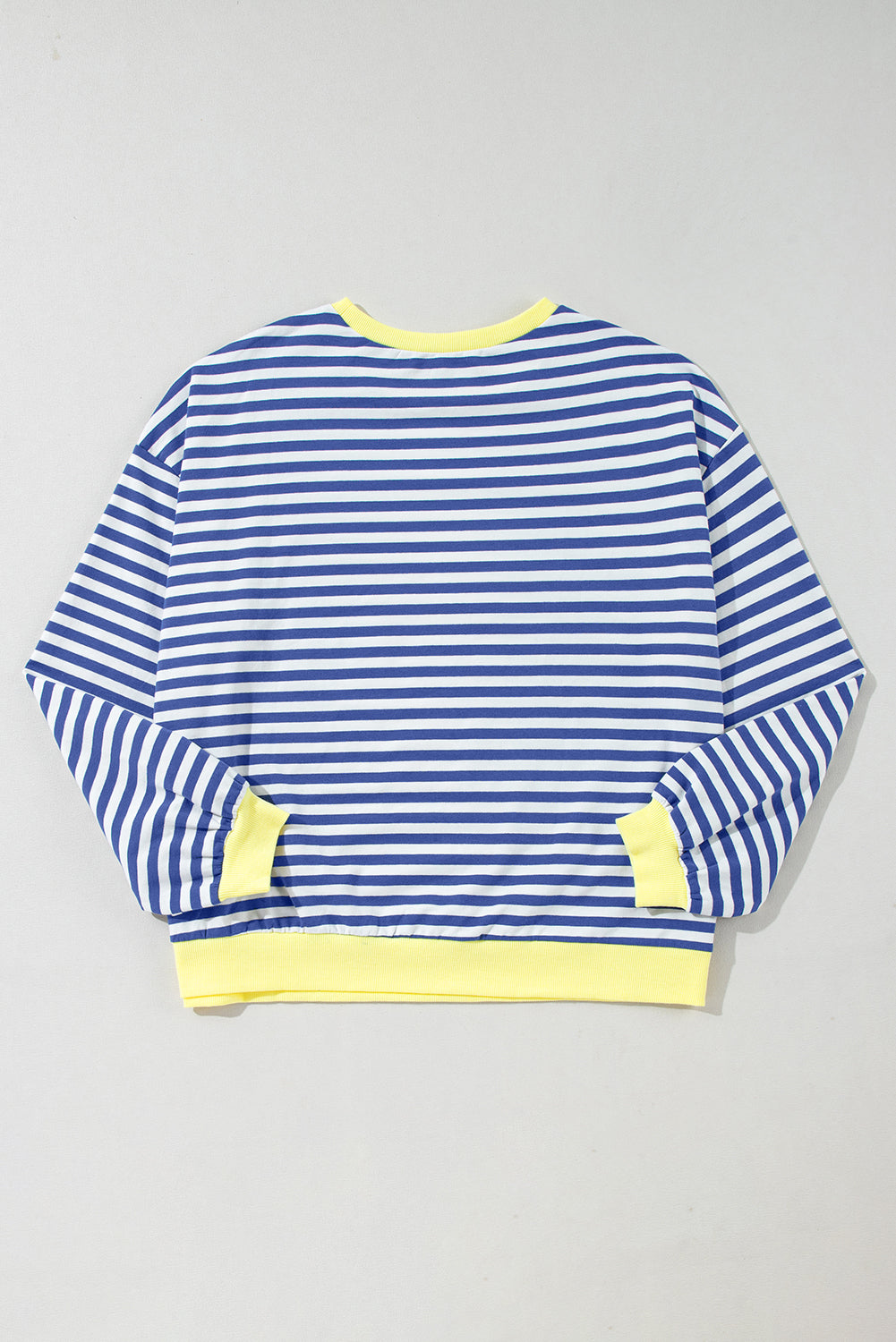 Black Stripe Contrast Edge Cross Seam Oversized Sweatshirt 57a2d1dfb1af19f4