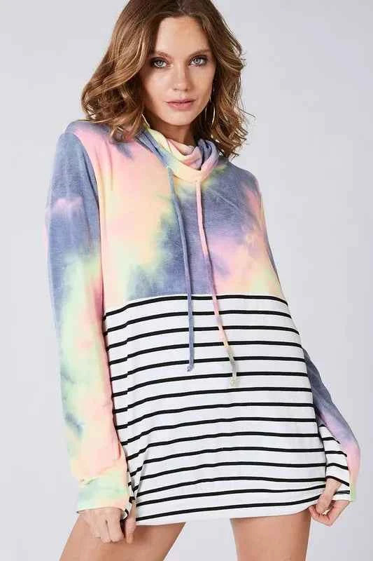 Tie Dye French Terry Cowl Neck Top 57b25fa8ae994c18a9eb024255ccb003-Max-Origin