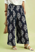 Umgee Abstract Print Wide Leg Pants NAVY 57c6517e-8542-4a31-b5ec-e33e6c2ef58a-Max-Origin