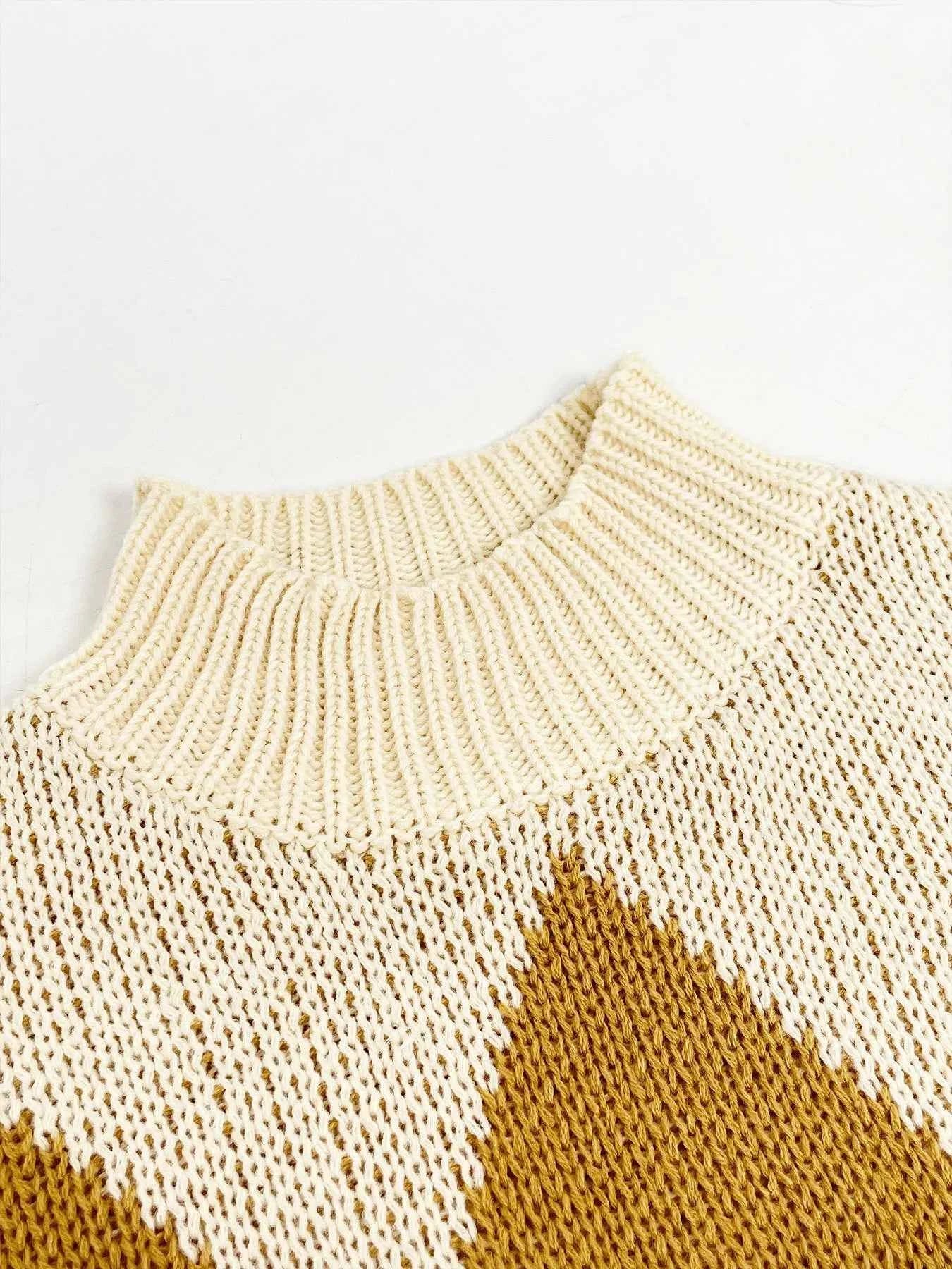 Diamond Pattern Turtleneck Sweater 57c6fa17874b417f9ff8d85a89b16ebe-Max-Origin